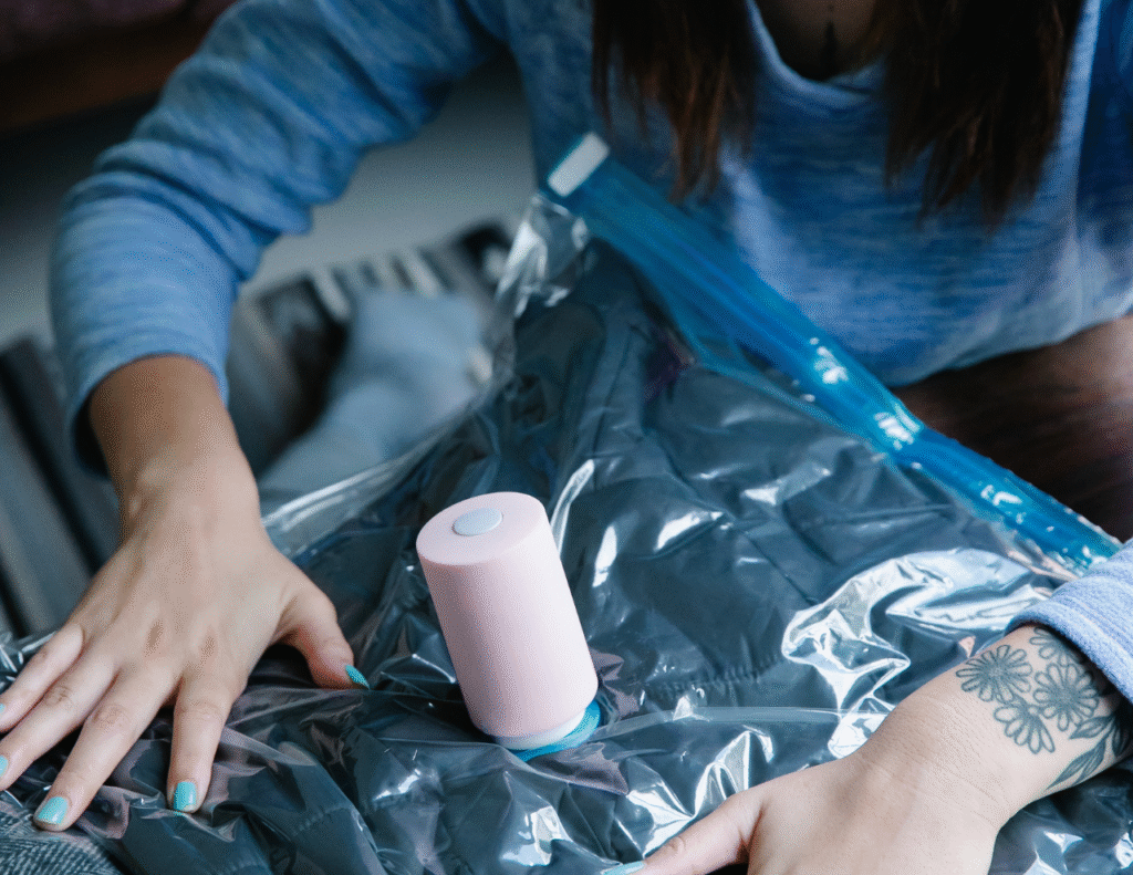 Utilize Compression Bags to Create More Space